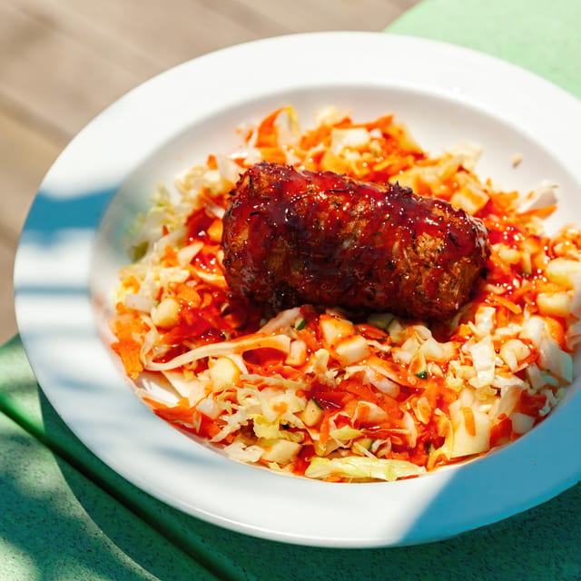 Coconut Crusted Cod Fish.