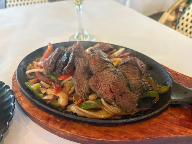 Monday Fajitas Steak.