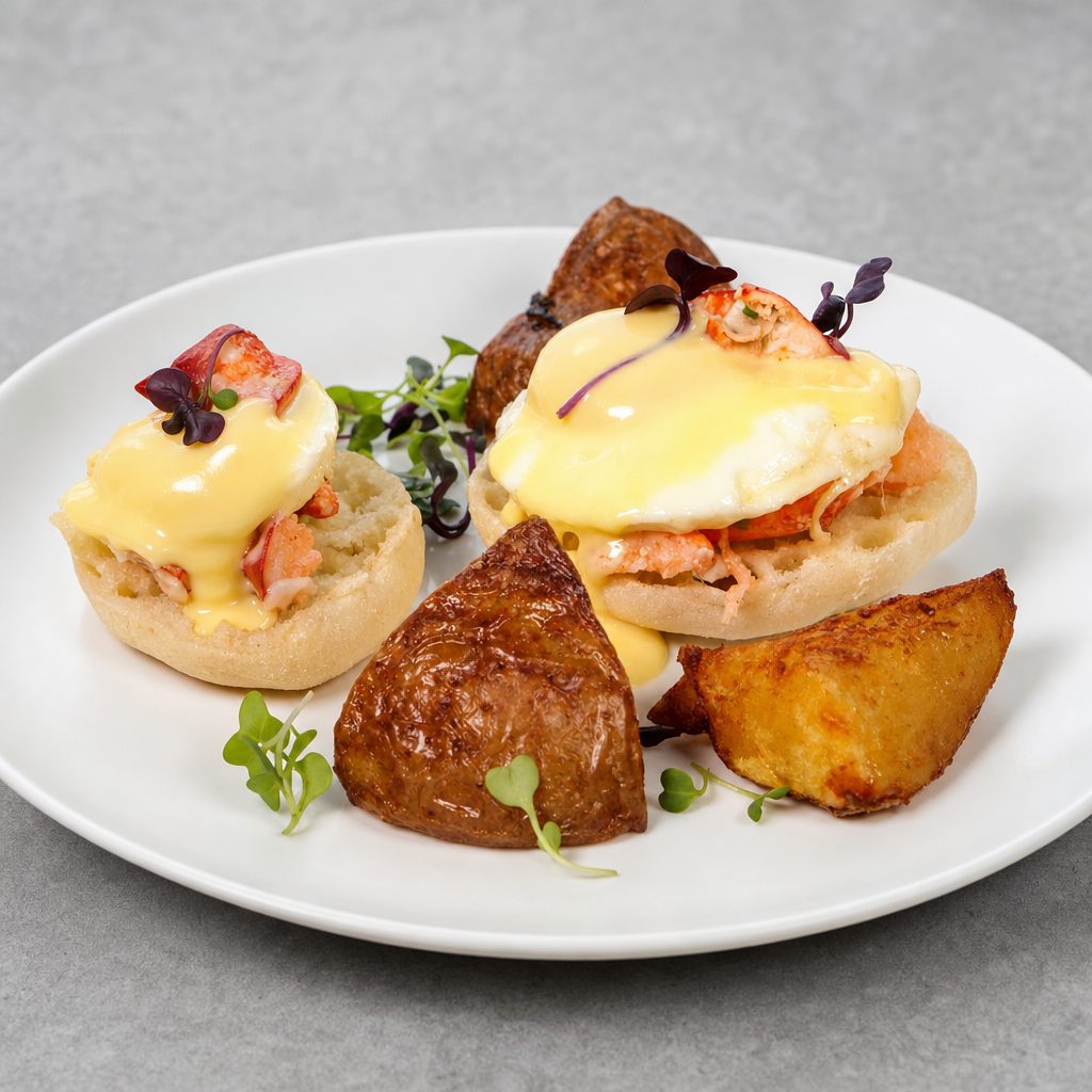 Lobster Eggs Benedict.