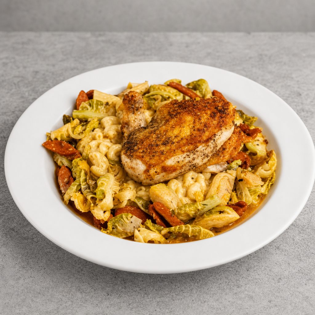Harry O’s Pan Roasted Free Range Chicken.