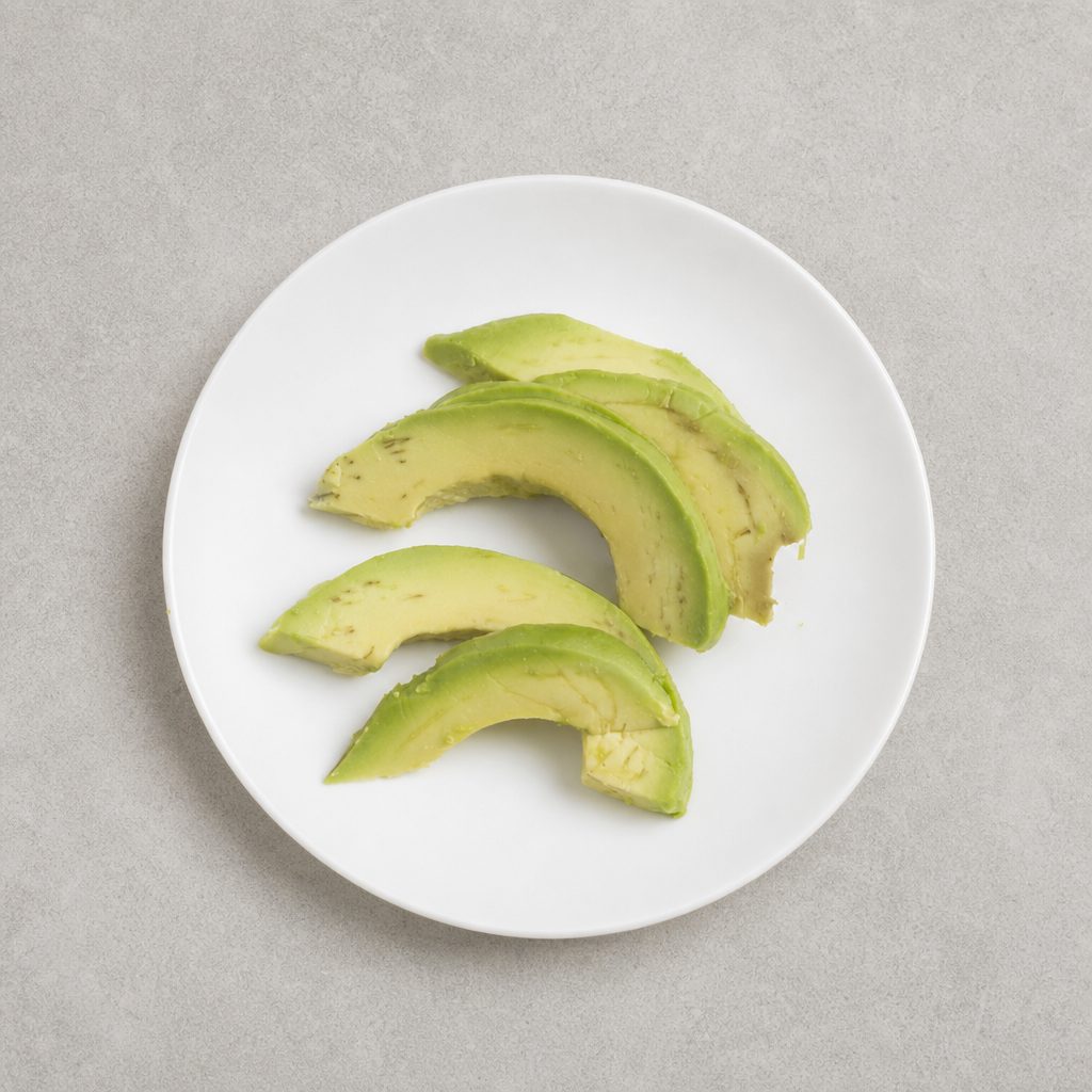 Side of Sliced Avocado.