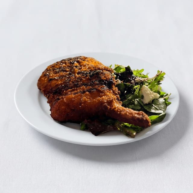 Pork Chop Milanese.