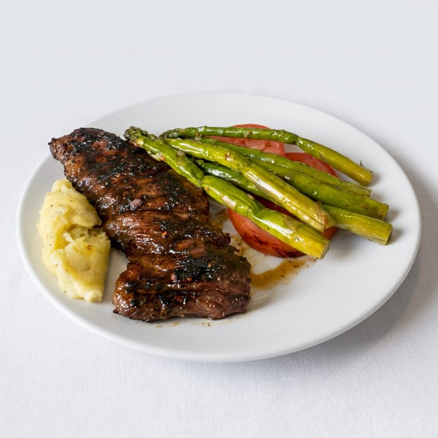 Marinated Skirt Steak.