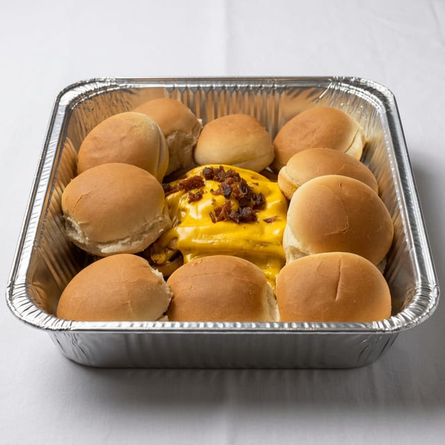 10 Sliders and Cheese Fries.