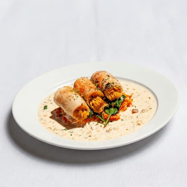 Crabmeat Stuffed Fluke.